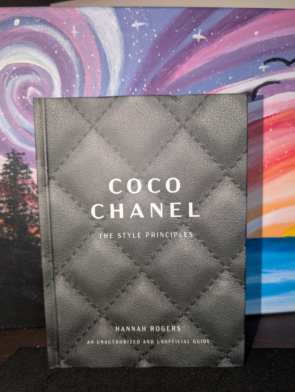 Coco Chanel "The Style Principles" Hardcover Book - Black